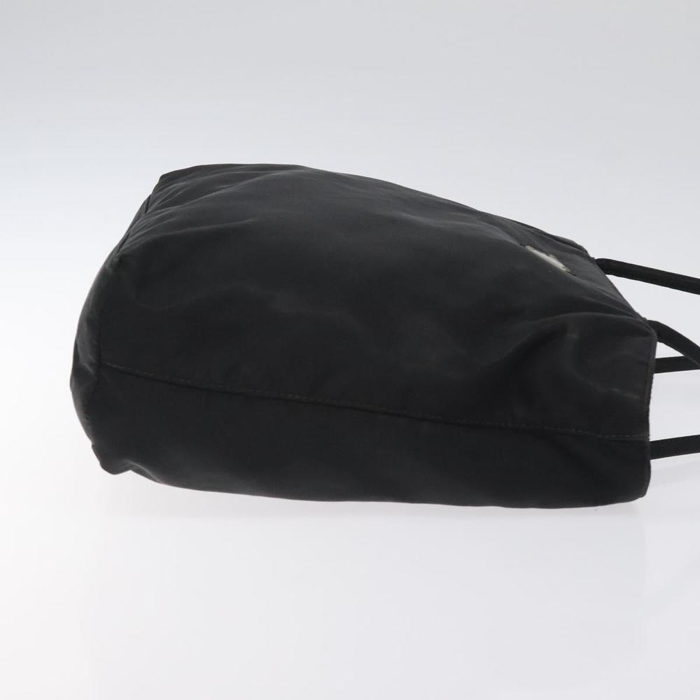 PRADA Tote Bag Nylon Black Silver Auth 121203 - Picture 3 of 16